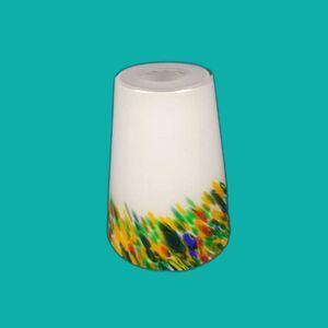 Swirled Art Glass Lamp Shade: Multicolor Cased Glass - Portfolio